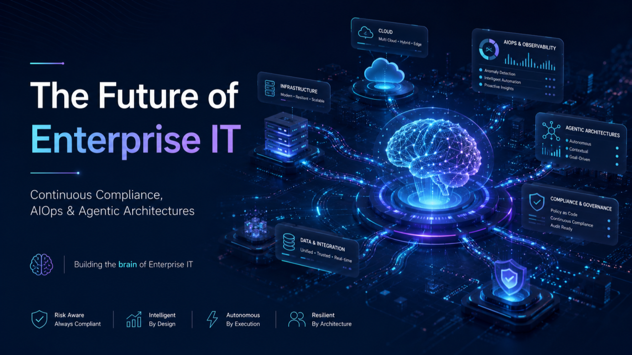The Future of Enterprise IT: Continuous Compliance, AIOps & Agentic Architectures